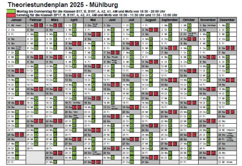 Theoriestundenplan Mühlburg - Fahrschule Frank Dopf, Karlsruhe Theoriestundenplan Mühlburg - Fahrschule Frank Dopf, Karlsruhe