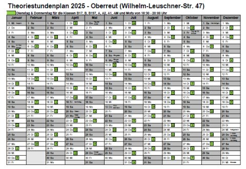 Theorieplan Oberreut - Fahrschule Frank Dopf Theorieplan Oberreut - Fahrschule Frank Dopf