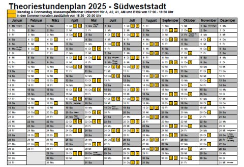 Theorieplan Südweststadt - Fahrschule Frank Dopf Theorieplan Südweststadt - Fahrschule Frank Dopf